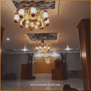 lampu gantung nabawi kuningan