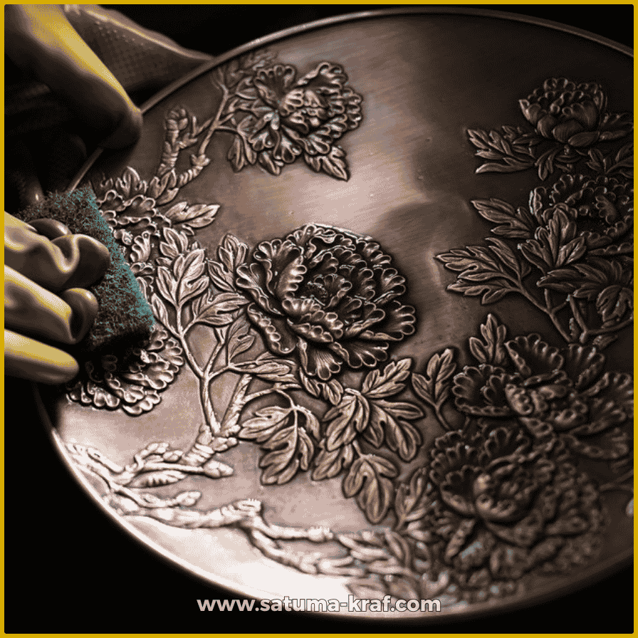 pengrajin relief tembaga custom