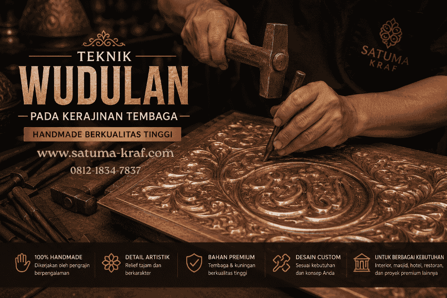 teknik wudulan pada kerajinan tembaga