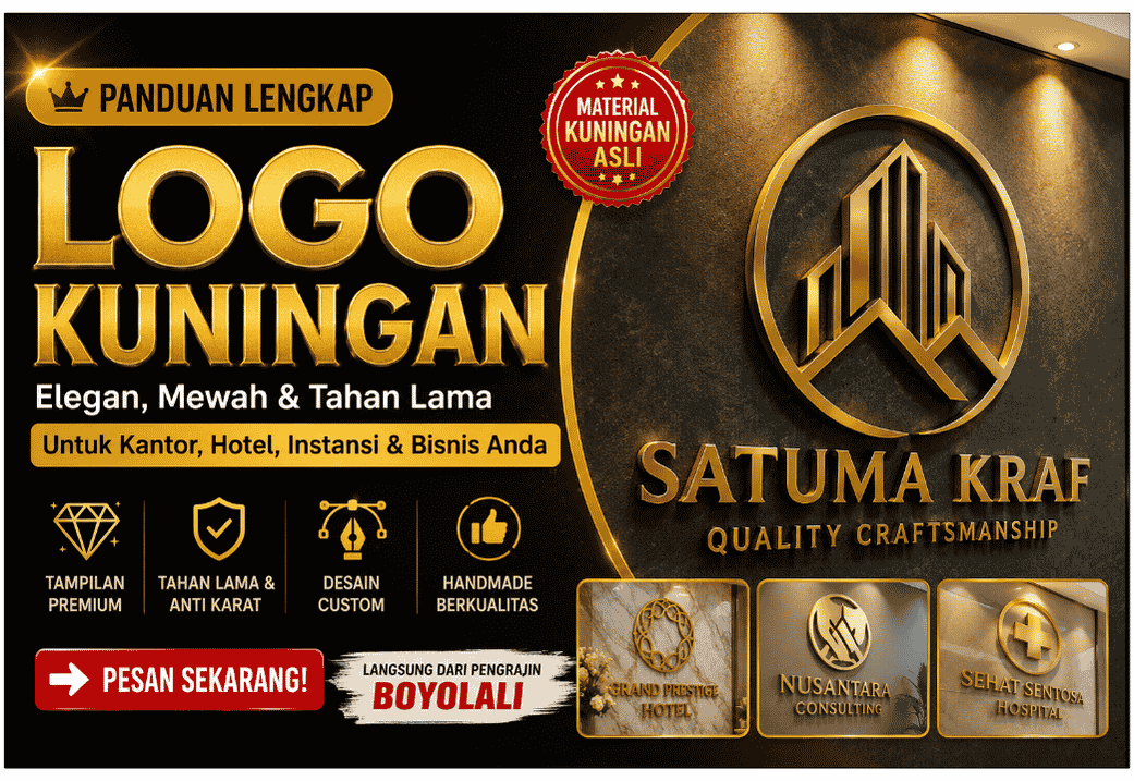 Logo Kuningan Handmade Custom