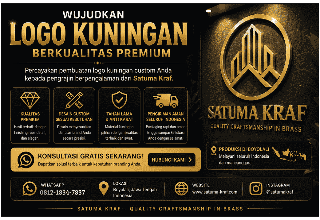 Pengrajin Logo Kuningan Boyolali
