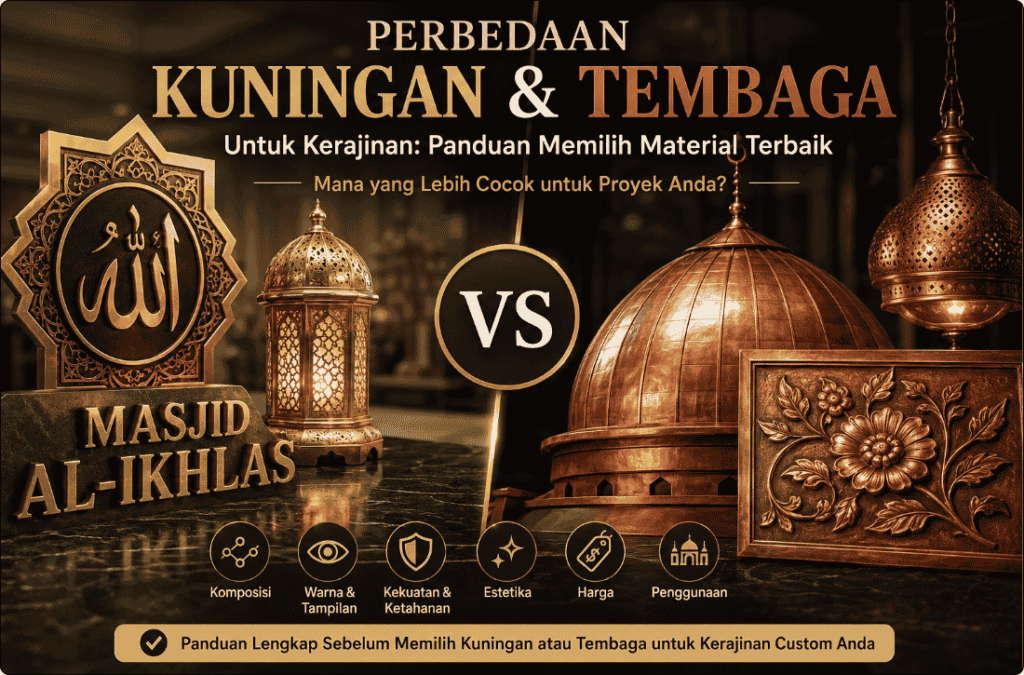 Perbedaan Kuningan dan Tembaga untuk Kerajinan Perbedaan Kuningan dan Tembaga untuk Kerajinan