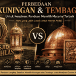 Perbedaan Kuningan dan Tembaga untuk Kerajinan