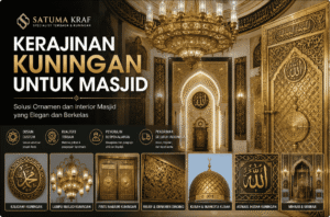 kerajinan kuningan untuk masjid