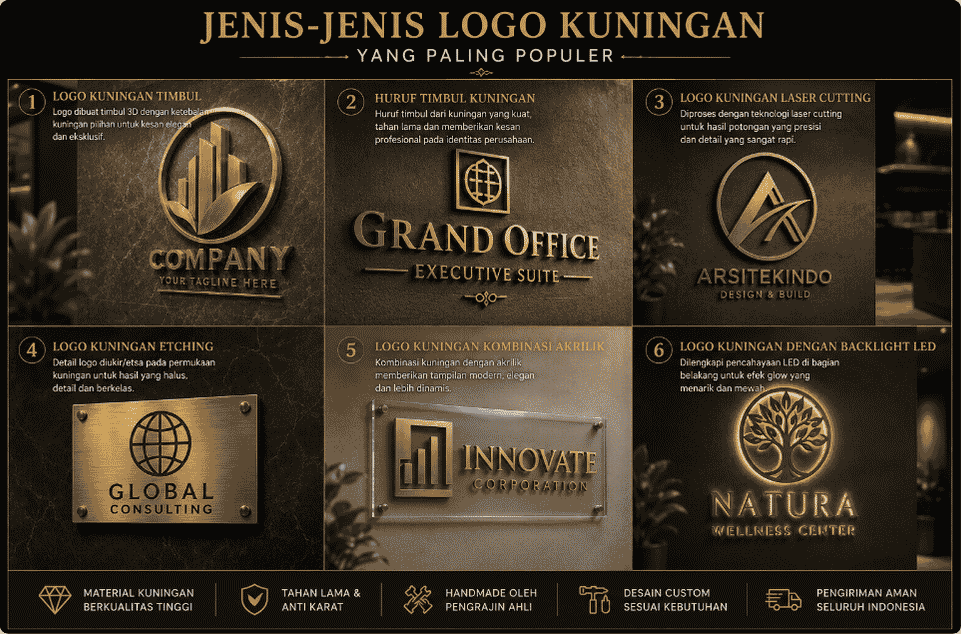 logo kuningan custom untuk perusahaan logo kuningan custom untuk perusahaan