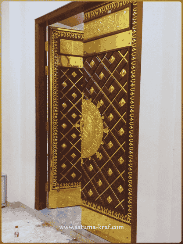 pintu nabawi kuningan custom pintu nabawi kuningan custom