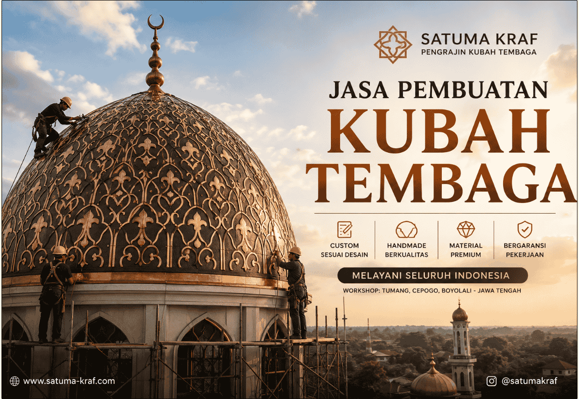 Jasa Pembuatan Kubah Tembaga