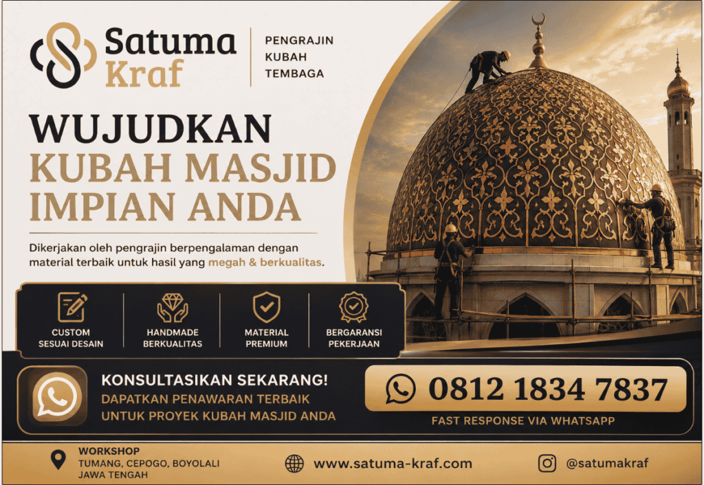 Jasa Pembuatan Kubah Tembaga Boyolali Jasa Pembuatan Kubah Tembaga Boyolali