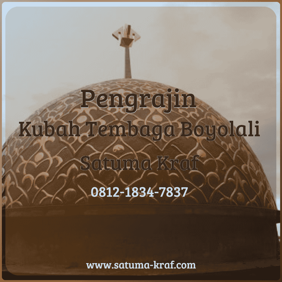Pengrajin Kubah Tembaga Boyolali