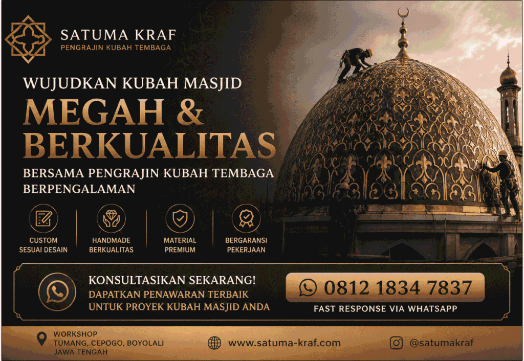 Pengrajin Kubah Tembaga jakarta Pengrajin Kubah Tembaga jakarta