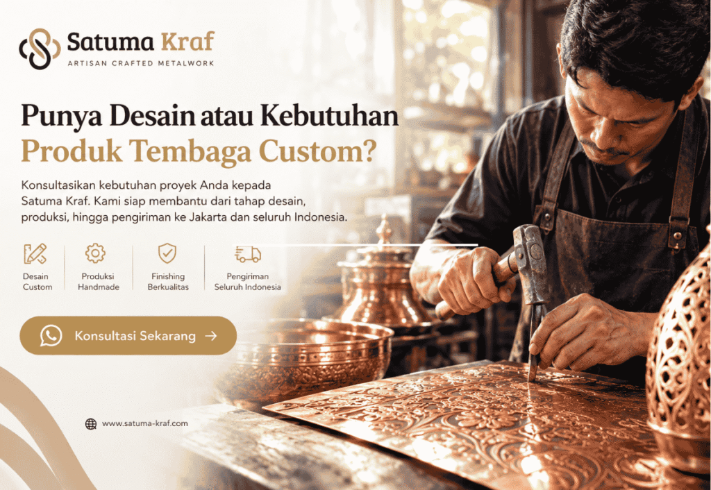 Pengrajin Tembaga Jakarta & Boyolali Satuma Kraf