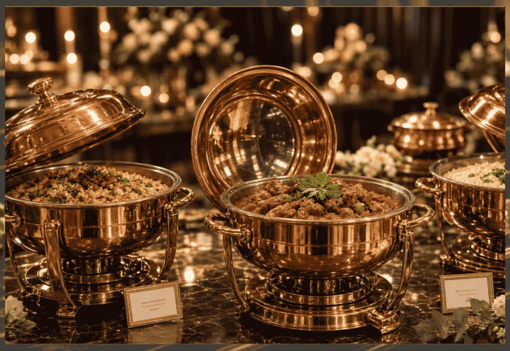 Poles Chafing Dish Tembaga